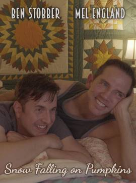 Snow Falling on Pumpkins